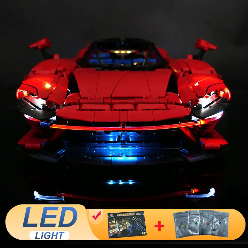 مجموعة إضاءة LED لـ LEGO 42143 Daytona SP3 Supercar مصباح ديكور هدية ذاتية الصنع (لا تشمل مجموعات الطوب لبنات البناء مجموعات النموذج)