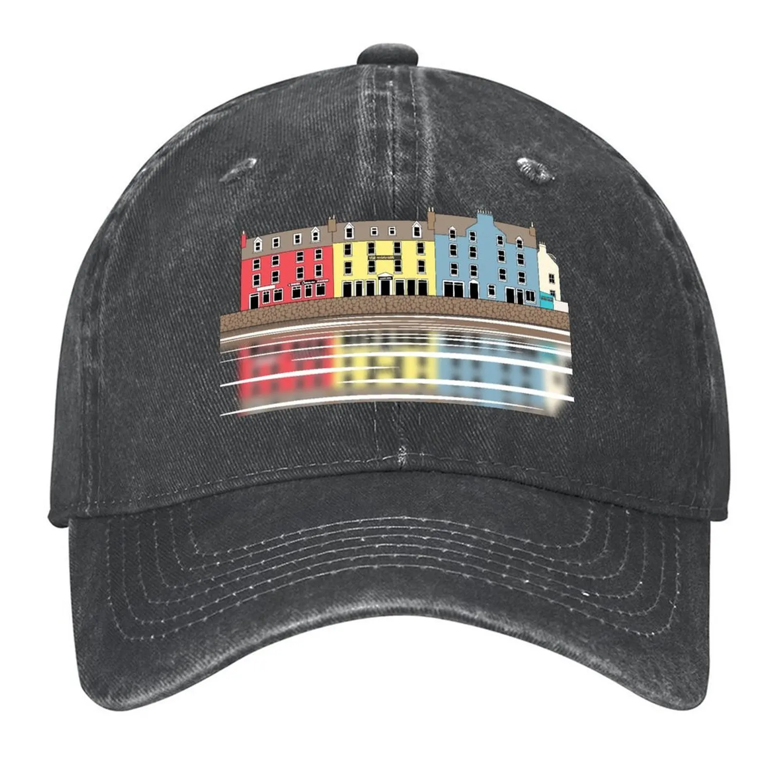 

Tobermory Baseball Cap Hat Beach birthday men's big size hat Big Size Hat Women's Hats Men's