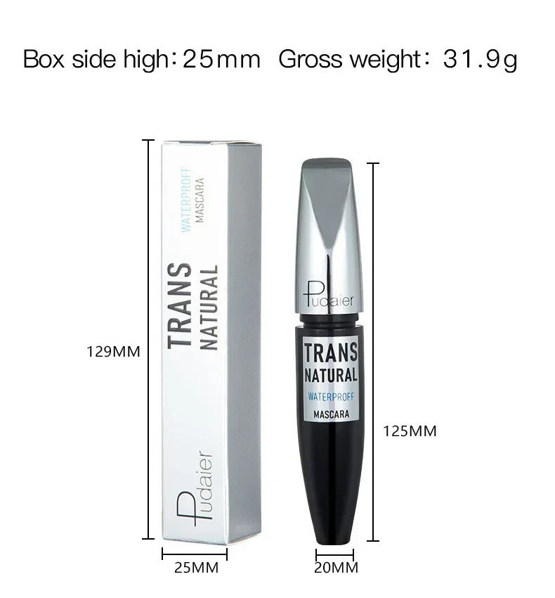 High Quality Beautiful Styling Waterproof Non-Smudging Eyelashes Mascara Makeup Lengthening Volumizing Mascara Lashes Cosmetics