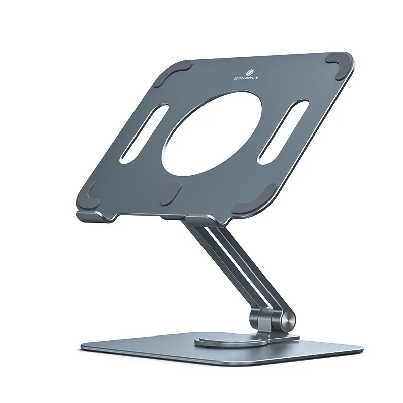 Tablet Stand Laptop Stand Riser Aluminium Foldable 360 Rotation Heat Notebook Support Laptop Base For Macbook Holder Bracket