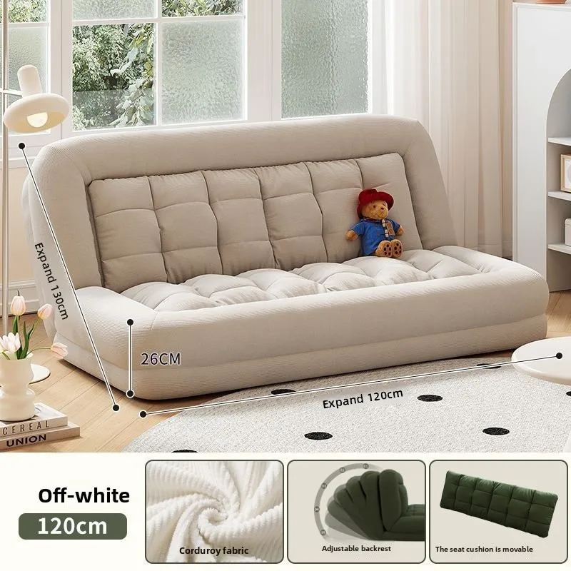 Shangsheng Double Human Sofa Bed Furniture  Sleeper Sofa Cloud Like Convertible Couch for Living Room  Small Space Corner view 4