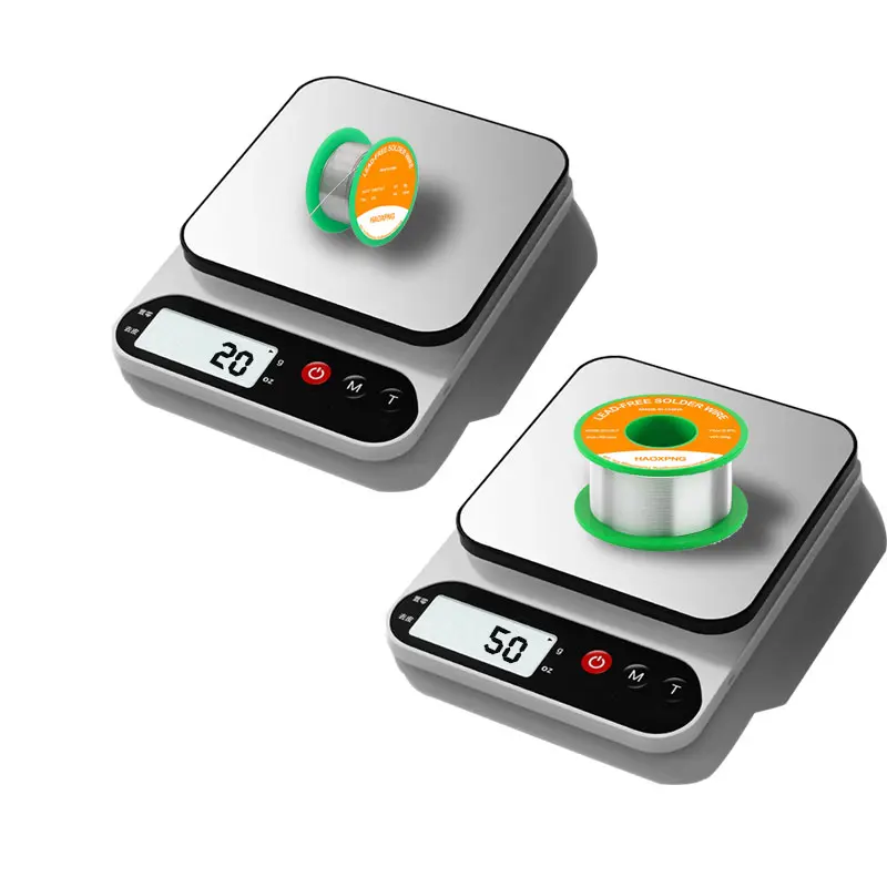 سلك لحام ذو درجة حرارة منخفضة خالي من الرصاص سلك لحام من القصدير نقطة انصهار منخفضة 217 درجة سلك لحام Sn99.3cu0.7 #5