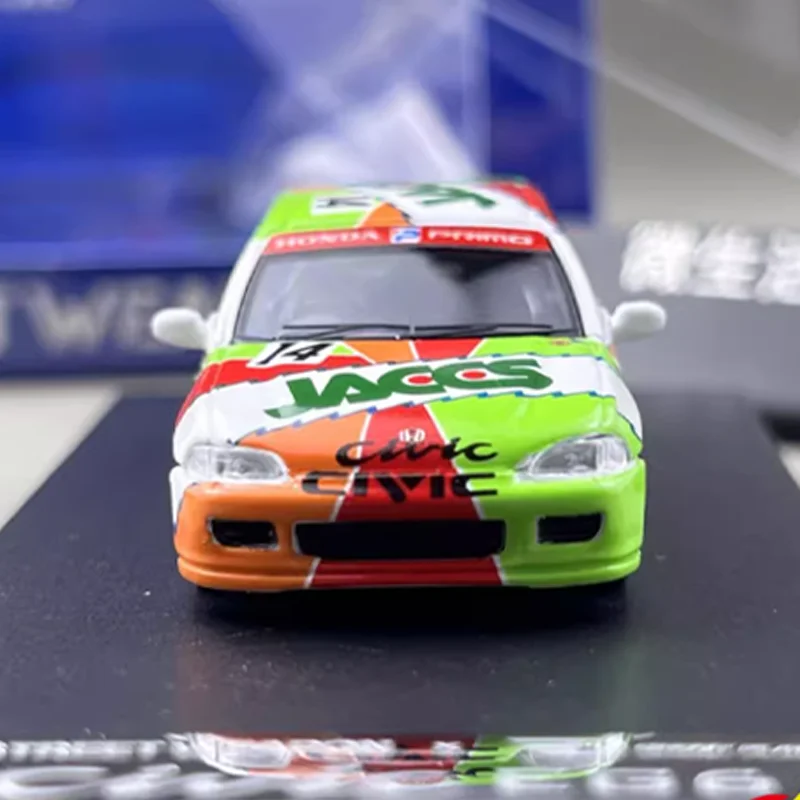 SW 1/64 Honda CIVIC EG6 Veicolo a motore giocattolo in lega Regali modello in metallo pressofuso