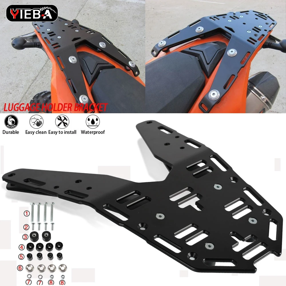 

For KTM 690 SMC R 2008 2009 2010 2011 2012 2013 2014 2015 2016 2017 2018 Motorcycle 690 Enduro R Rear Luggage Rack Cargo Rack