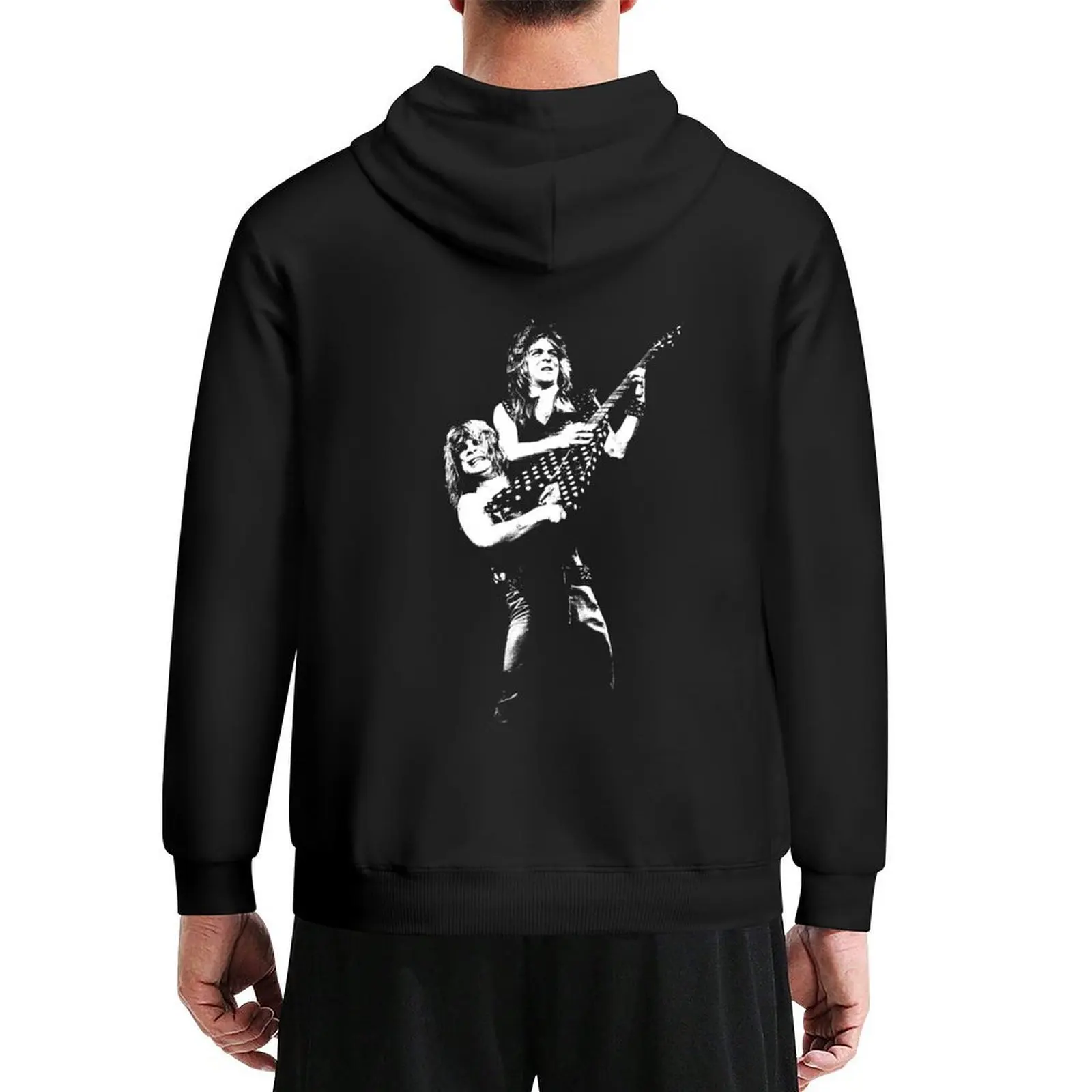 

Randy and Oz - The White Stencil Hoodie anime clothing autumn new products men's sweat-shirt men's sweat-shirt set tracksuit men