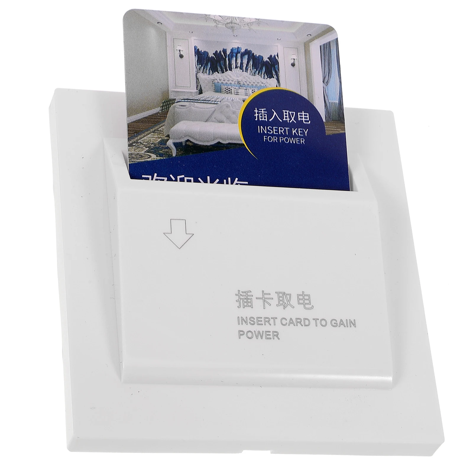 

40A Card Insertion Power Switch Panel Hotel Energy Saving Room Supply Accessory Wall Reader Sensor