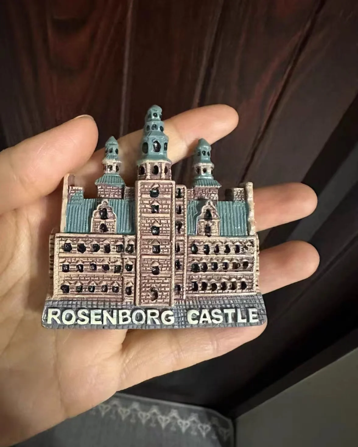 Pegatina de resina para nevera, Castillo de rosenborg