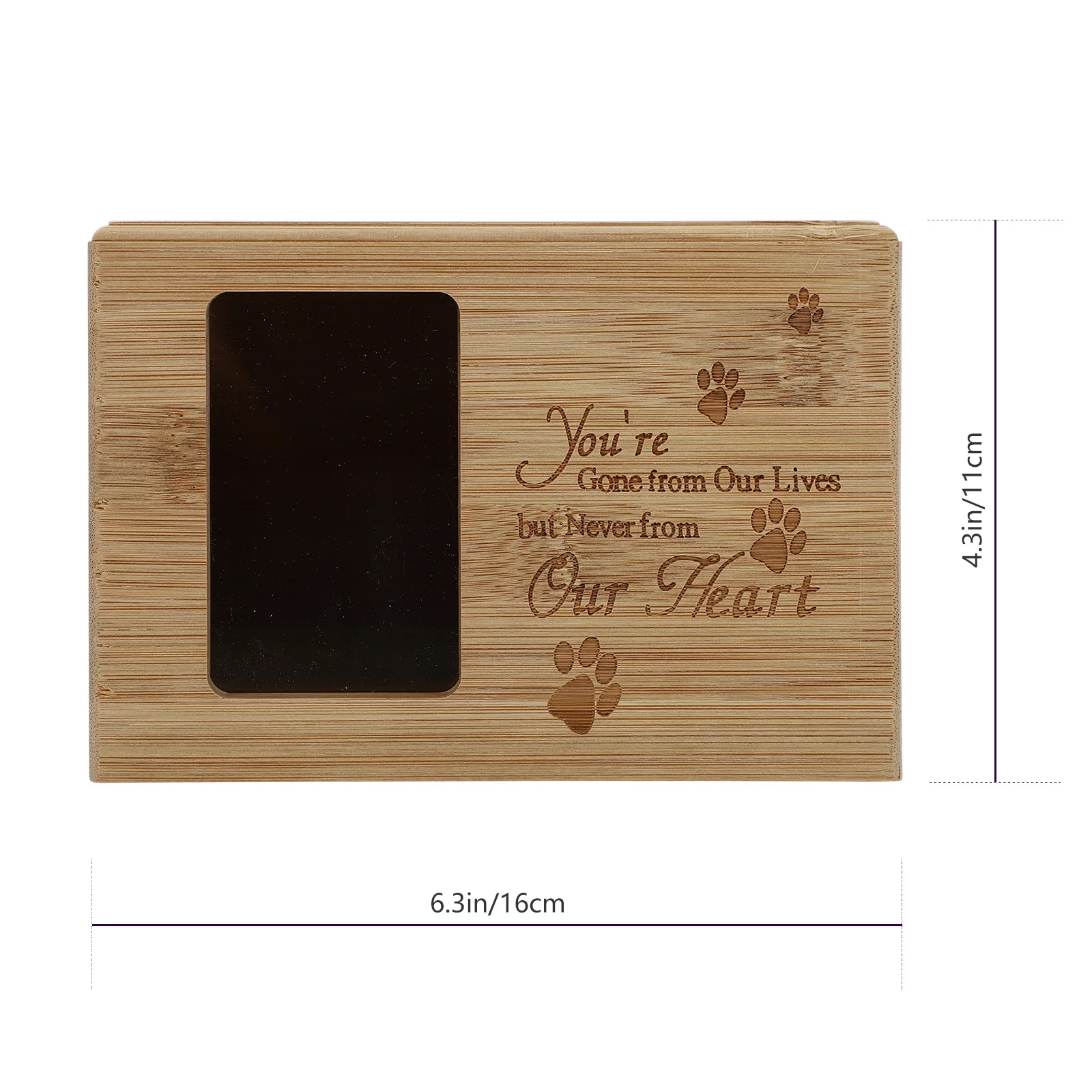 Durable Pet Cremation Urn Safe Material Small Size Convenient for Home Use Cats Dogs Memorial Box Pet Cremation Urn