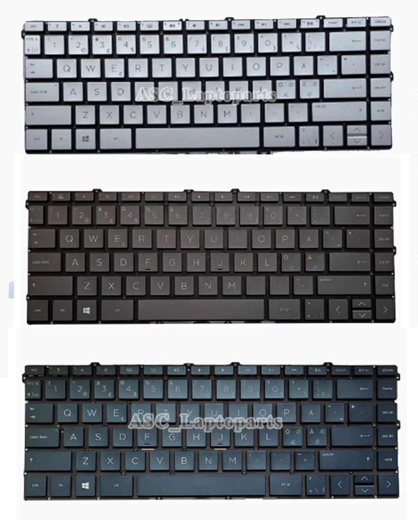 

New Nordic Keyboard for HP Spectre 13-aw0073no 13-aw0271no 13-aw0272no 13-aw0273no 13-aw0300no 13-aw0350no 13-aw0351no BACKLIT