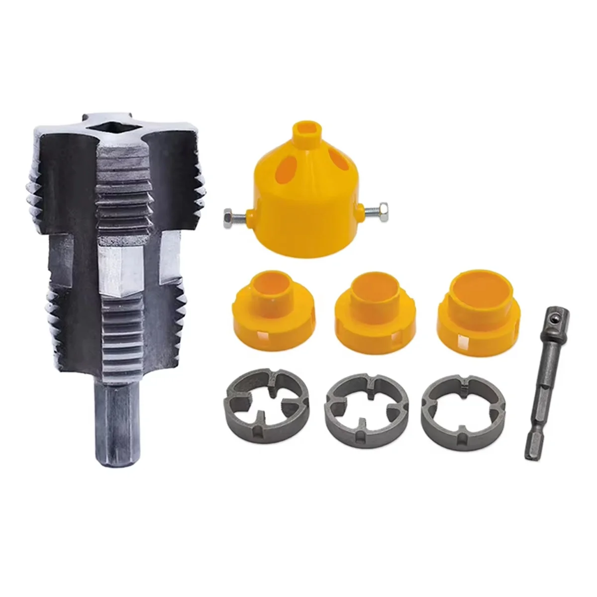 N18R 9 قطعة/المجموعة أنبوب PVC عراف عدة الأنابيب عراف الأنابيب جولة يموت 4/6 نقاط PPR انبوب ماء فتاحة الموضوع الداخلي