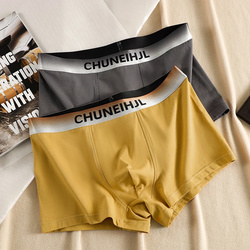 3er-Pack Herrenunterwäsche, Herren-Boxershorts, Jugend-Sportshorts, leichte, atmungsaktive Boxershorts, Persönlichkeit, Herren-Unterhosen, Slips