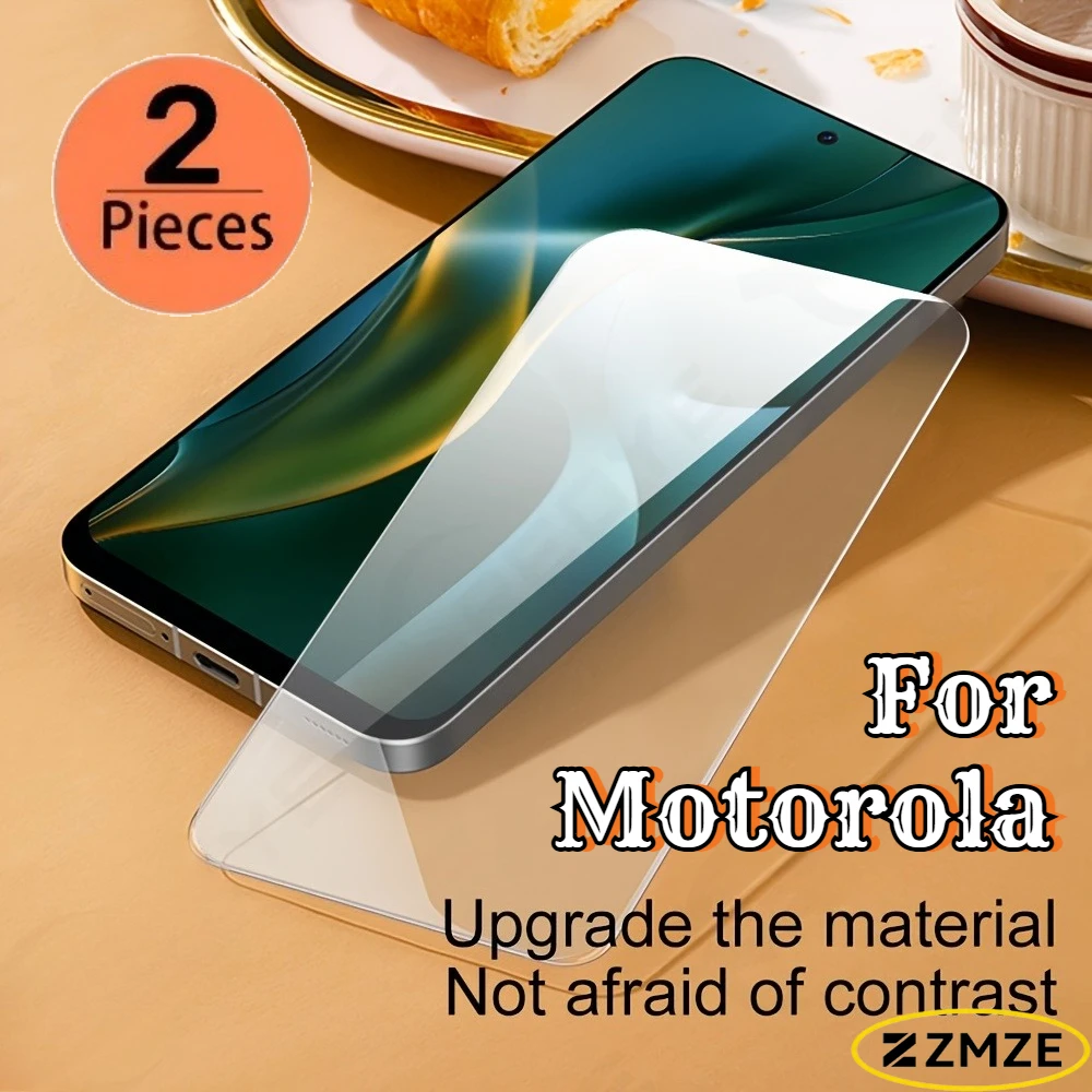 

2 шт. для Motorola Edge 60 Stylus 30 Pro 30 50 60 Neo 70 Series, прозрачная защитная пленка HD для экрана, закаленное стекло для Motorola