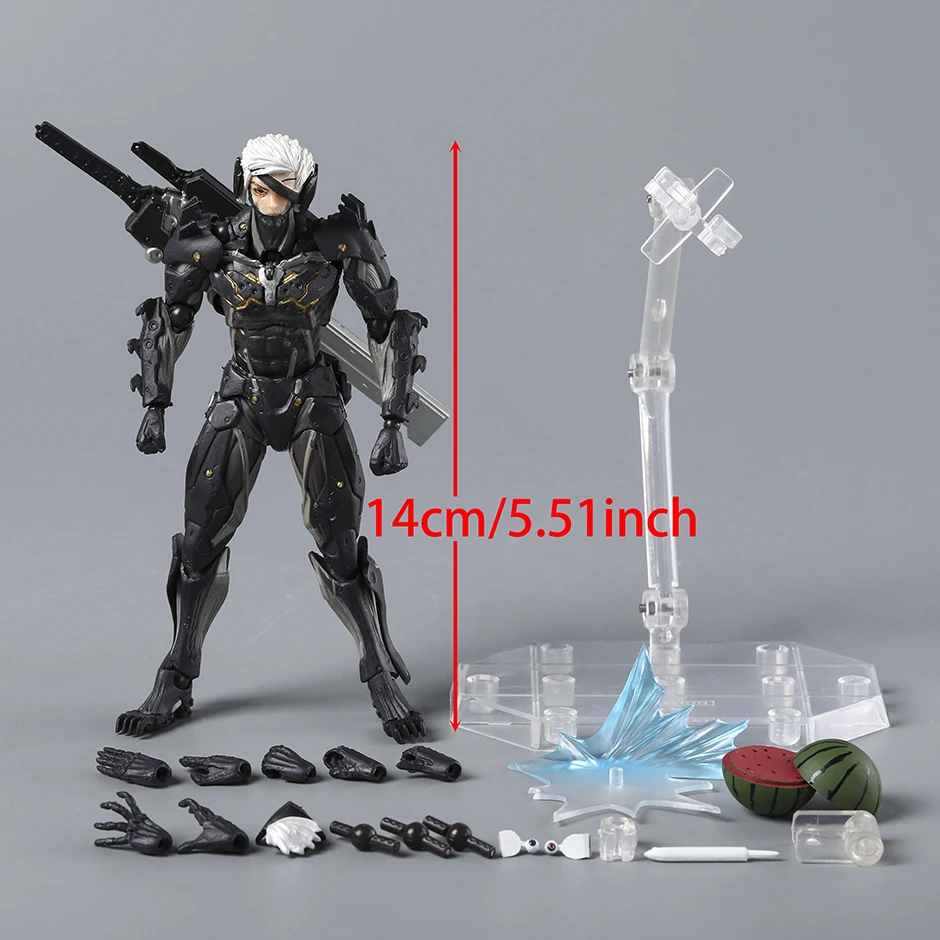 Yamaguchi Revoltech 140 Metal Gear Solid MSG Revengence Raiden