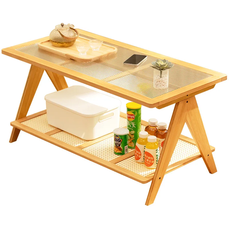 

About glass household living room coffee table tea table minimalist style small apartment mobile