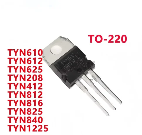 10/PCS New TYN610 TYN612 TYN625 TYN208 TYN412 TYN812 TYN816 TYN825 TYN840 TYN1225 TO-220 Field effect tube In Stock