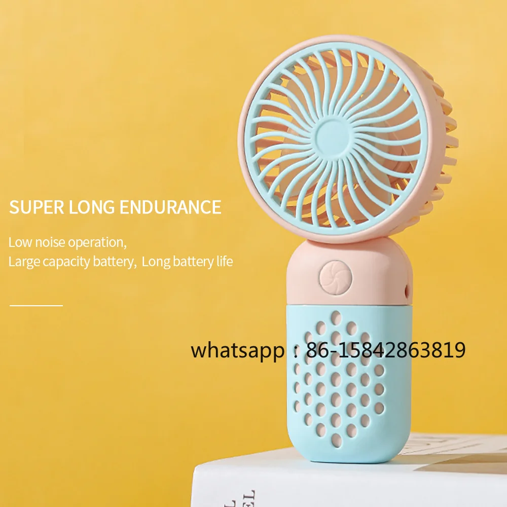 2026 Mini Portable Handheld USB Rechargeable Fan, Pocket Low Noise Cooling Fan Outdoor Sports Student Gift 1PC