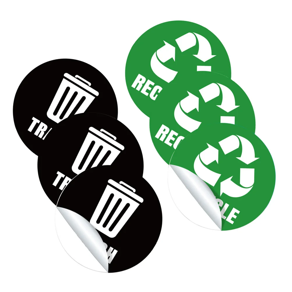 

Garbage Classification Label Kitchen Bin Sticker Can Trash Labels Stickers Pvc Safety Sign