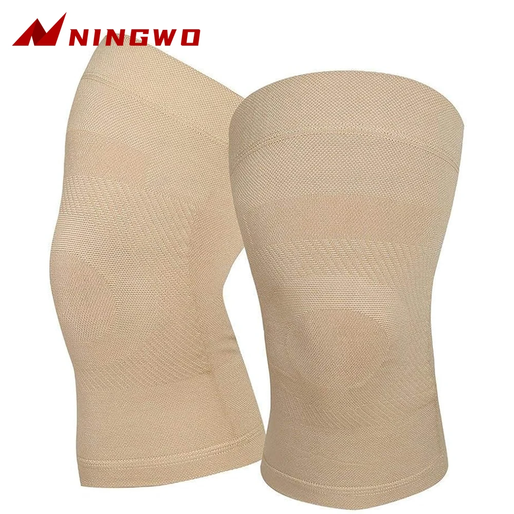 1 Pair Knee Compression Sleeves,Strong Support Knee Brace for Unisex,Knee Support for Meniscus Tear, Arthritis,Pain Relief