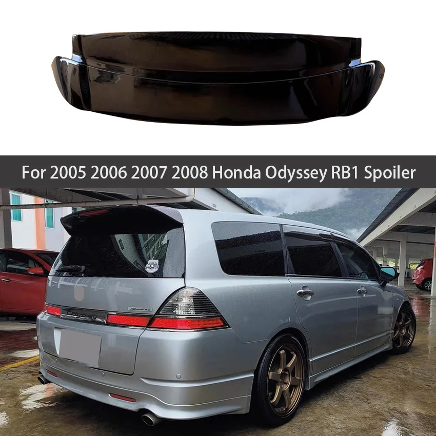 

For 2005 06 07 2008 Honda Odyssey RB1 Rear Roof Trunk Lid Modification Car Spoiler Tail Wing Tuning Exterior Accessories Parts