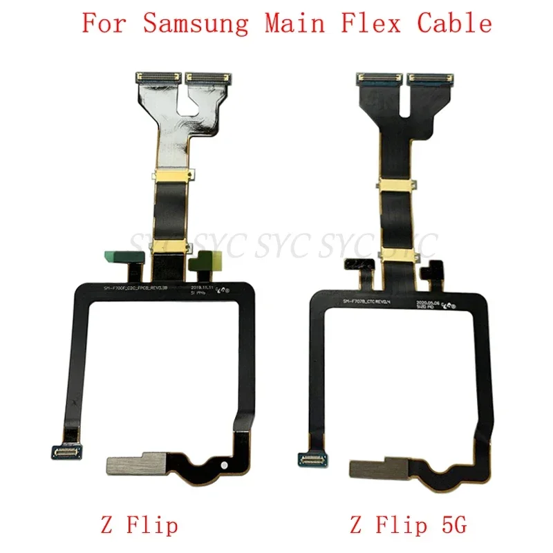 

Main Board Motherboard Connector LCD Flex Cable For Samsung Z Flip 5G F700F F707B Rotating Shaft Cable Repair Parts