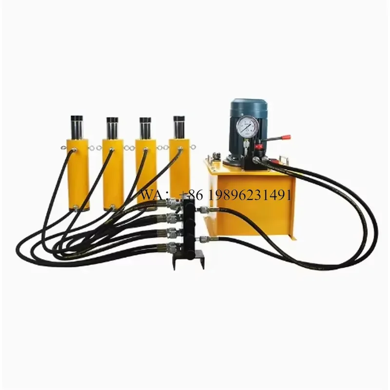 Wmwmnu for Hongda Hydraulic Jacks 50 100 200 320 500 Tons Split Synchronous Lifting Cylinders Motor Engine 1 Year