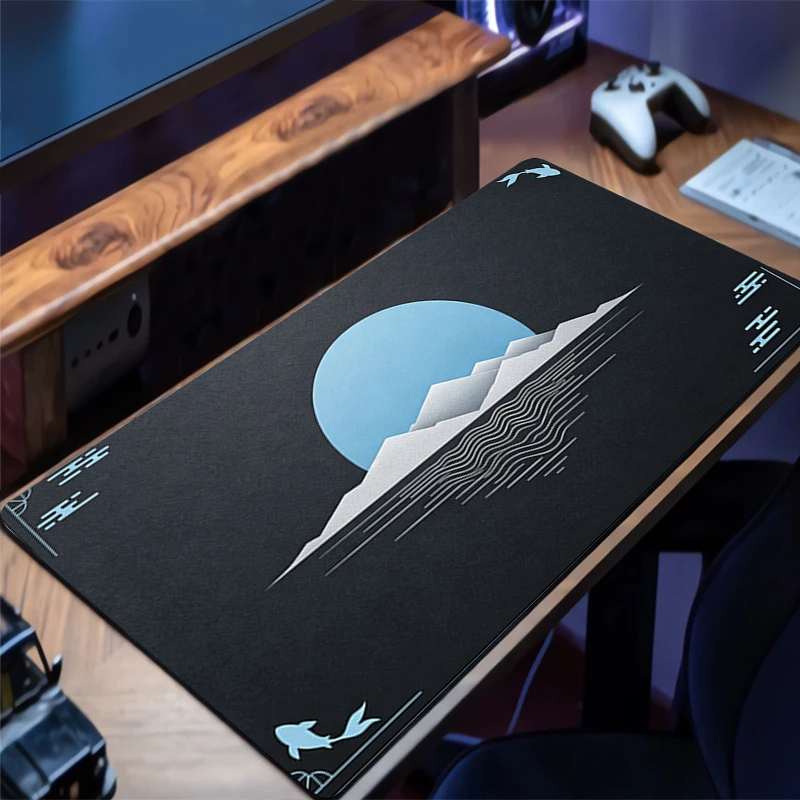 Mouse Pad sun abstraction XL Lockedge Large Gaming Accessories Computer Gamer Keyboard Mouse Mat Desk Mousepad For Csgo