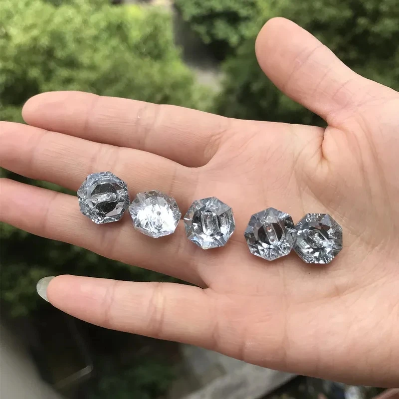 20pcs Clear Crystal gemstone buttons Sewing buttons for shirt Crystal  buttons for garments Sewing Accessories 13mm