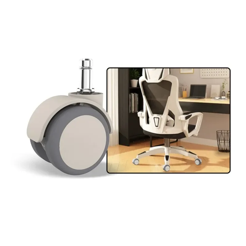 1 Pc Circlip 7/8/10/11mm Universal/Brake  Furniture Table Wheel Gray Bedside Flat Caster Mobile Silent Small Chair