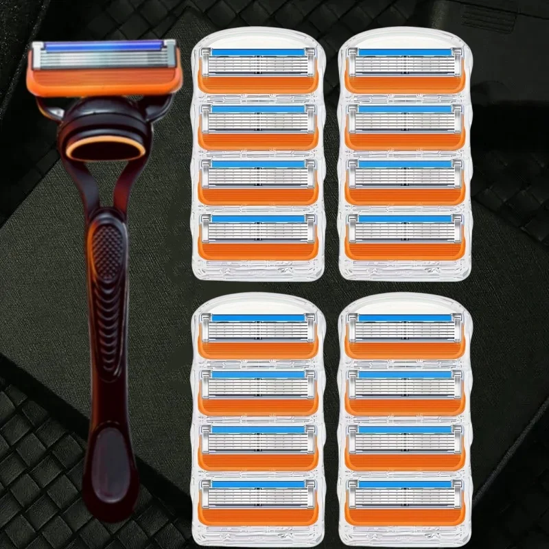 5-layer Men's Razor Power Shaving Shaver Male Face Beard Hair Trimmer 5 Layer Blades Replacement Refills Razor