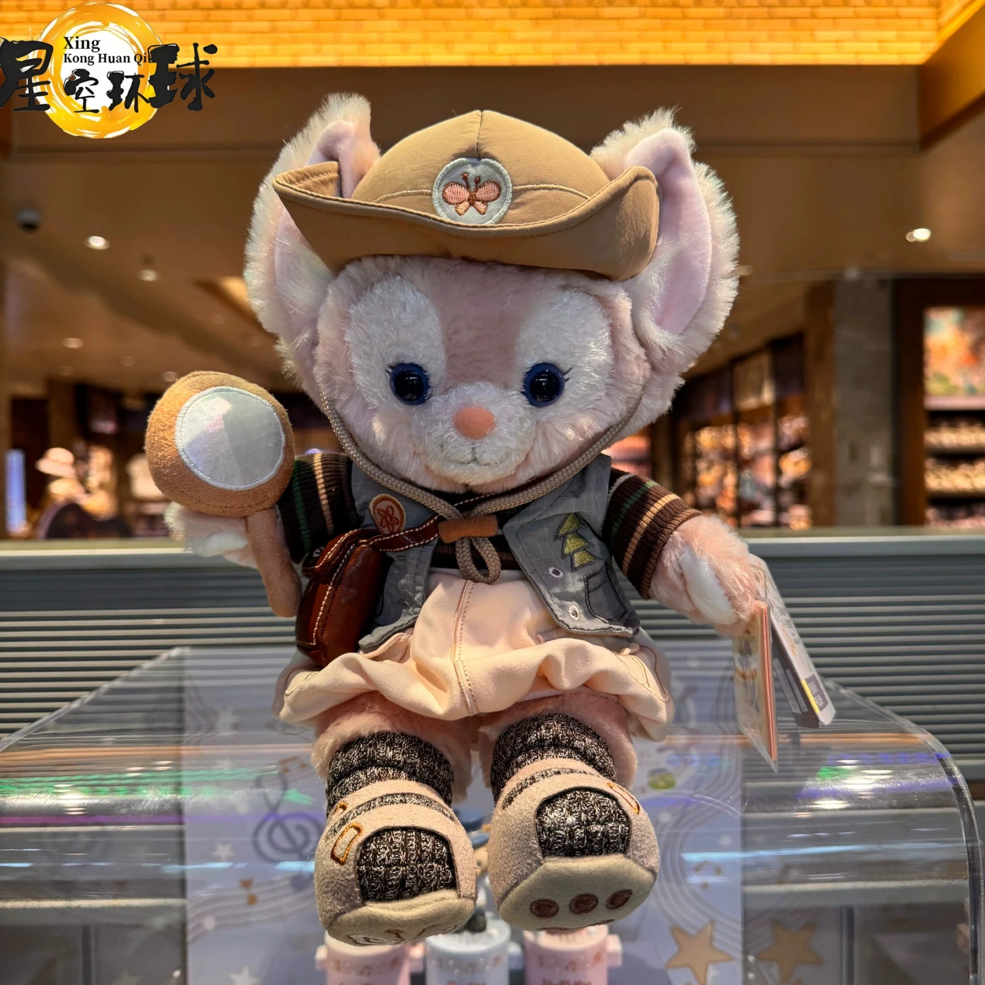 Little Explorer Series Duffy and Friends LinaBell StellaLou Anime Cartoon Merch Plush Doll Keychain Backpack Pendant Souvenir