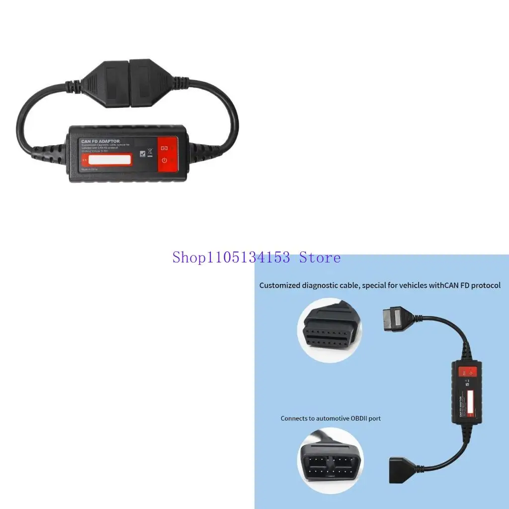 

HG89 Advanced Diagnostic Cable Поддерживаю протокол CANFD для техников. Автомобильные энтузиасты быстрое точное чтение
