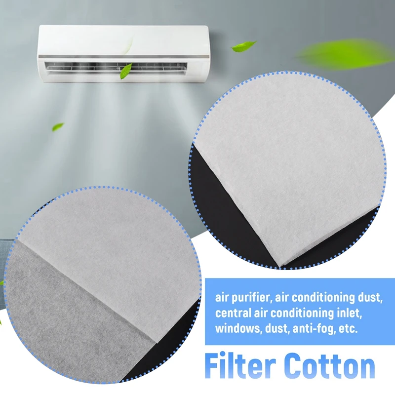 Xiaomi Mi-Filtro electrostático para purificador de aire, pieza de filtro electrostático antipolvo PM2.5 de algodón para purificador de aire hepa universal Xiaomi modelos 1, 2, 2S, 10 unidades