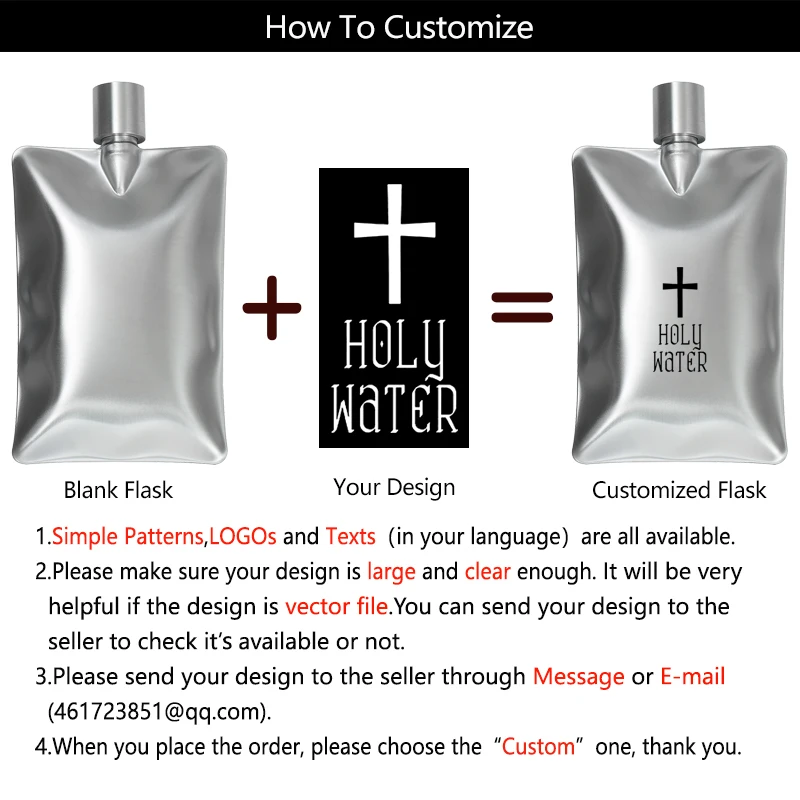 6oz 172ml 304 Stainless Steel Hip Flask Custom LOGO Black Whisky Vodka Flagon Alcohol Water Bottle Portable Drinkware Man Gift 3