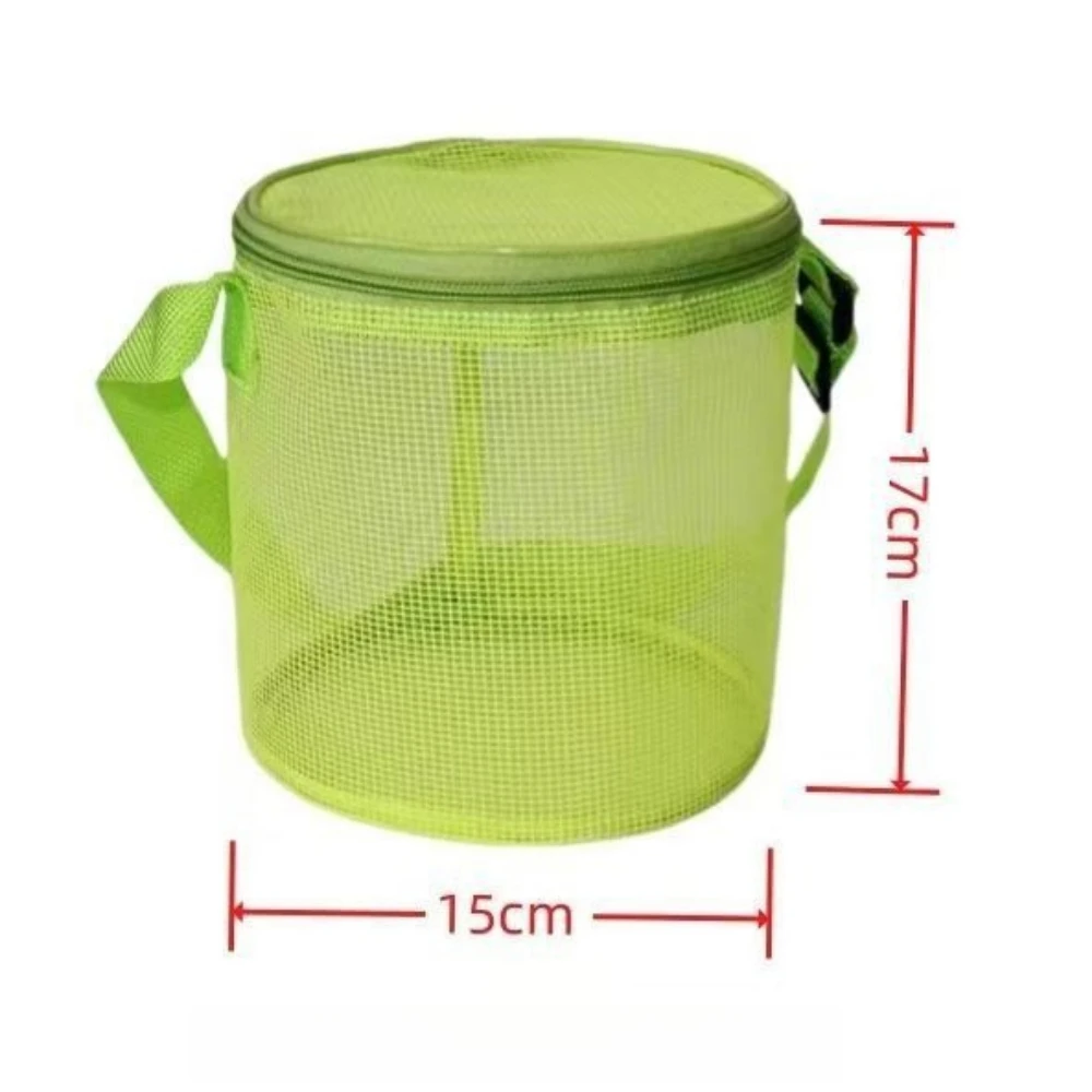 Outdoor Children's Beach Travel Messenger Bag Mesh Shell Collection Bag Dry and Wet Separation Toiletry Bag Travel Storage