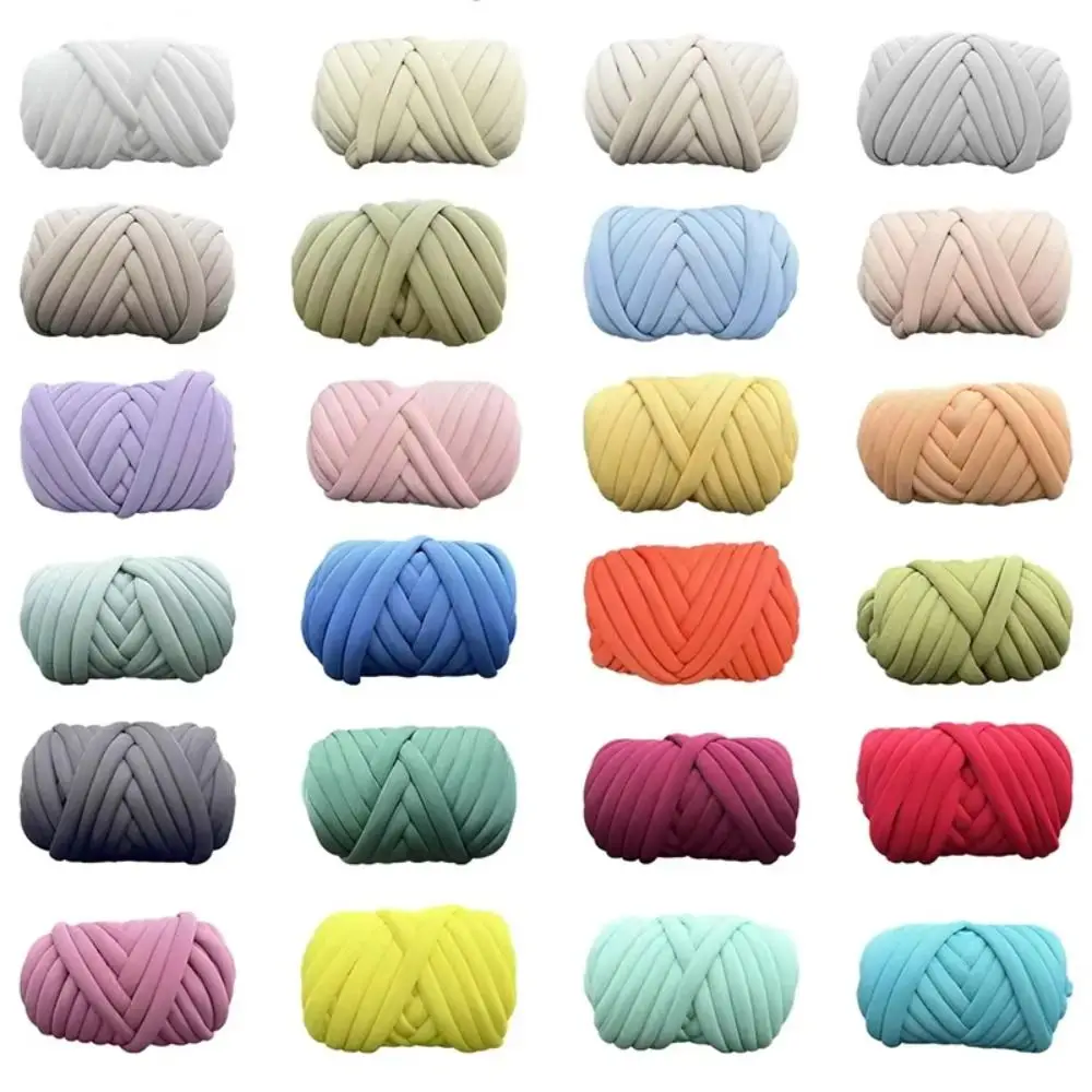 Diameter 3cm Thick Finger Loop Yarn Velvet Hand Knitting Finger Circle Yarn Multi-color Anti-pilling Hand Knitting Yarn