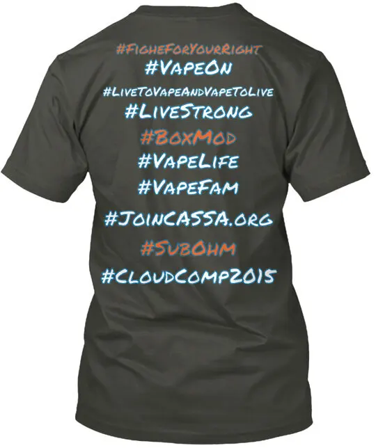 Camiseta Fight For Your Right To Vape talla S a 5XL