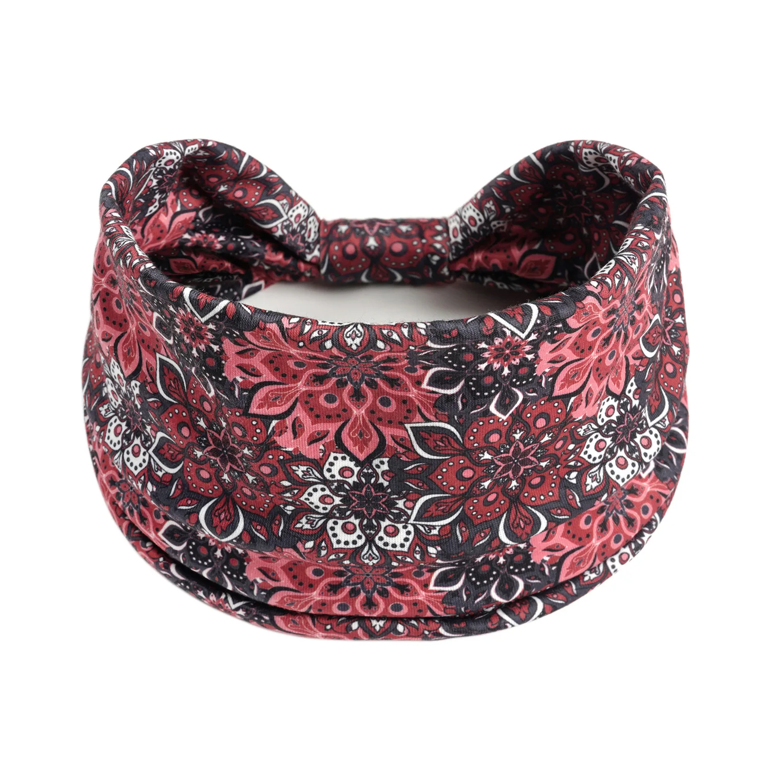 Damen-Stirnband, breit, um das Haar gewickelt, extra großes Kopftuch-Stirnband, für Yoga, Laufen, Schweißabsorption, Sport, elastisches Stirnband – Detail 26