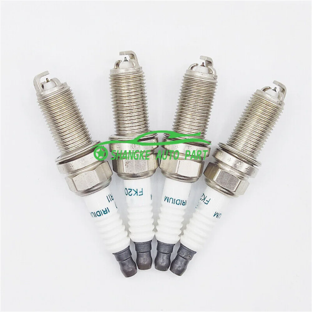 Dual Iridium Spark Plug OEM 90919-01263 FK20HBR11 9091901263 90919 01263 FOR Ttoyota Llexus Car Accessories 4-6pcs