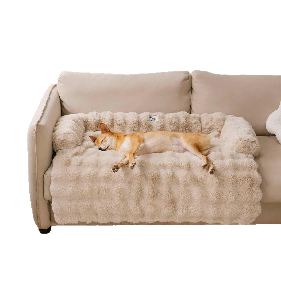 Amazon‑bestselling dog bed, right‑angle washable dog bed, pet sofa, dog couch, pet mat, long‑plush dog bed