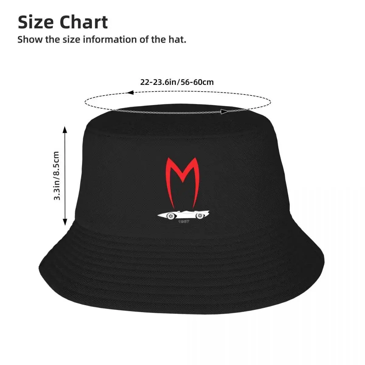 2025 New Mach 5 1967 Speed Racer Bucket Hat Snap Back Hat Horse Hat Wild Ball Men's Women's - view 4