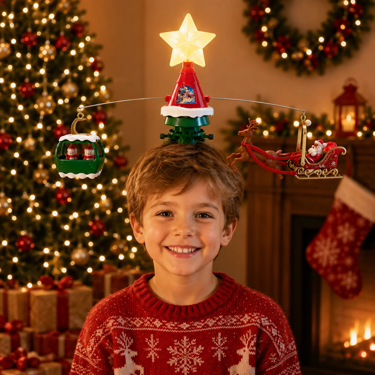 decorazione-natalizia-musicale-per-albero-di-natale-con-slitta-di-babbo-natale-rotante-stella-luminosa-a-led-e-cappello-a-stella-ornamento-per-le-feste-natalizie-regalo