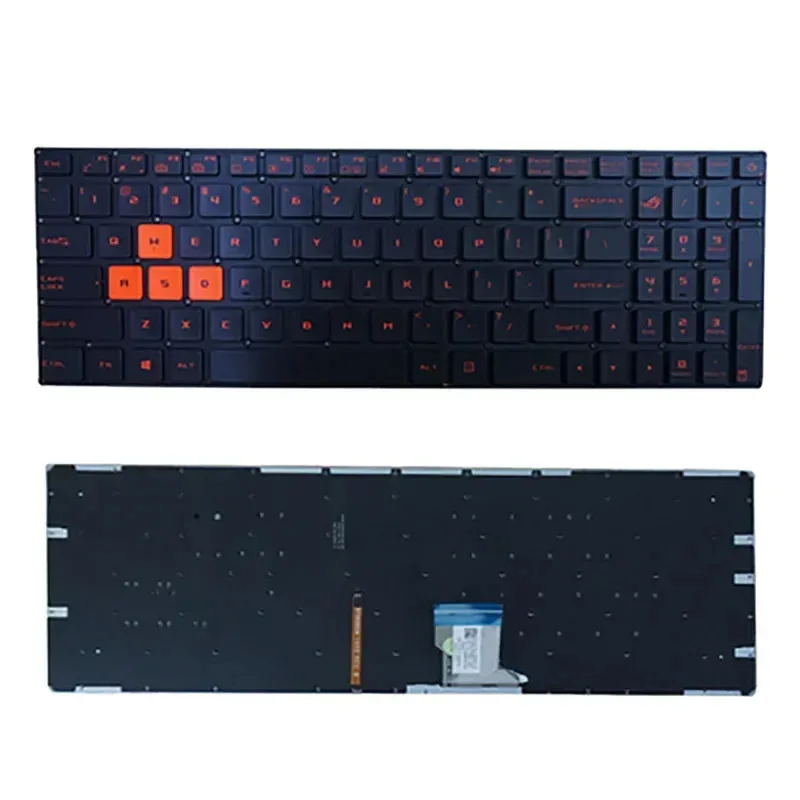 N NEW Keyboard with backlit For Asus GL702 GL502 S5V S7VT FX502 FX60VM ZX60V red orange JM