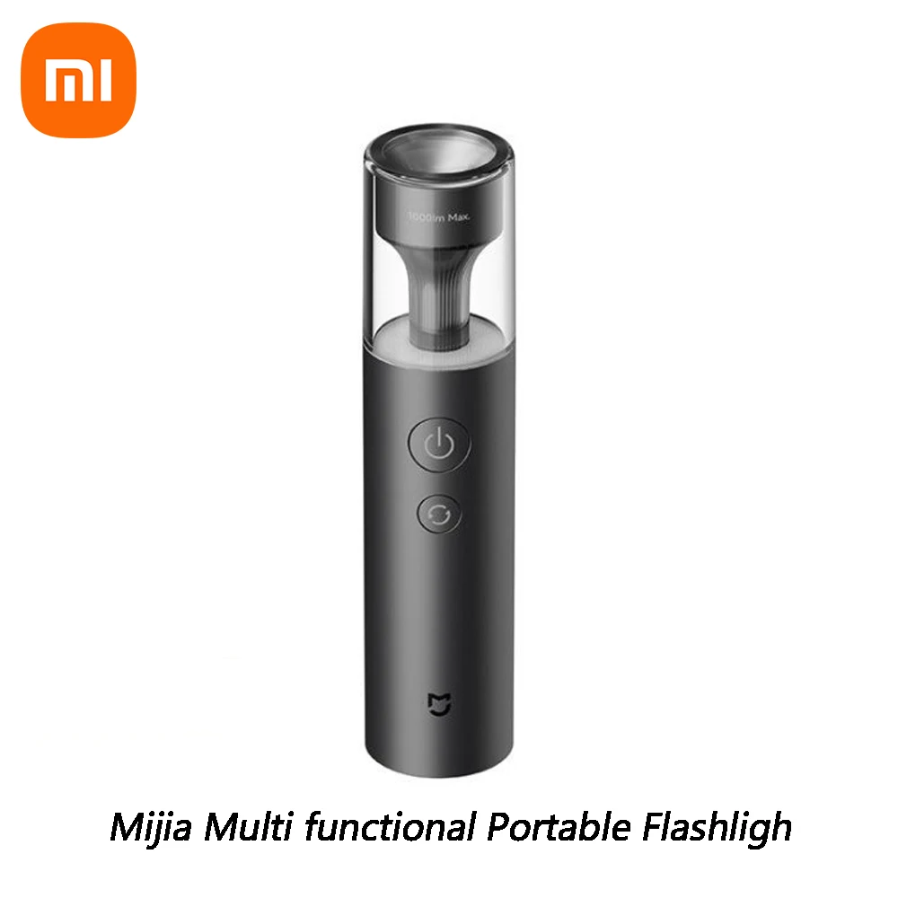Mijia Led Flashlight Multi Functional Atmosphere Light Rechargeable 3100mAh 1000 lumen IP65 Emergency Light Outdoor