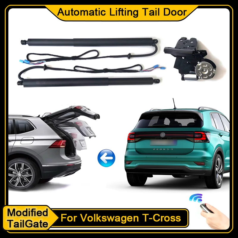 For Volkswagen T-Cross Taigun Tacqua 2018~2024 Car Electric Tailgate Tail Gate Strut Vehicle Power Rear Door Lift Kit for Trunk