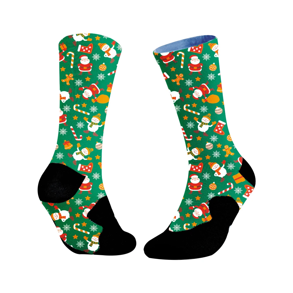 Fun Socks Funny Socks Cool Cute Graphic Socks  for Novelty Crazy Crew Socks Cycling socks Christmas New