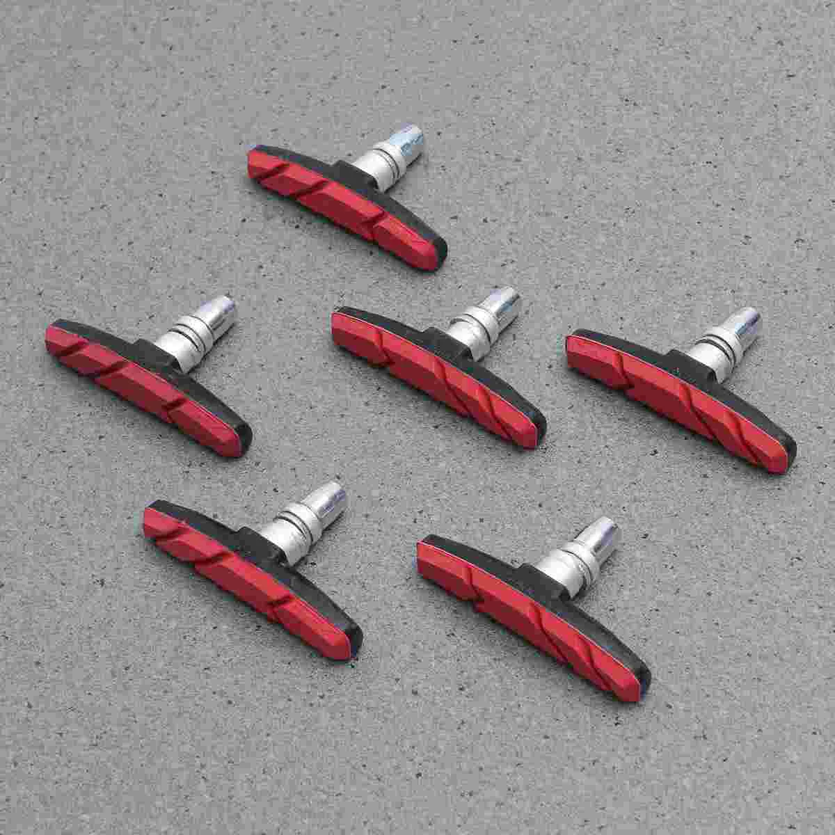 

3 Pairs Brake Brakes Pedal Pedals Pads V Front Mountain Bike Blocks Accessories