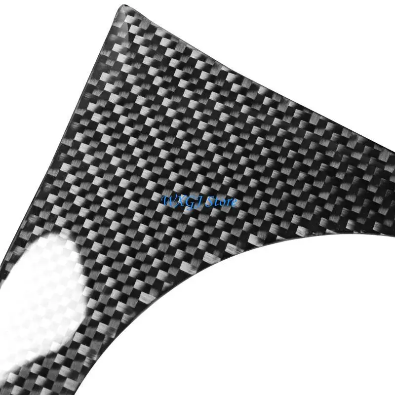 

37JE Stylish Rear Row Storage Box Frame Carbon Fiber Decorative Trim Durable for E90