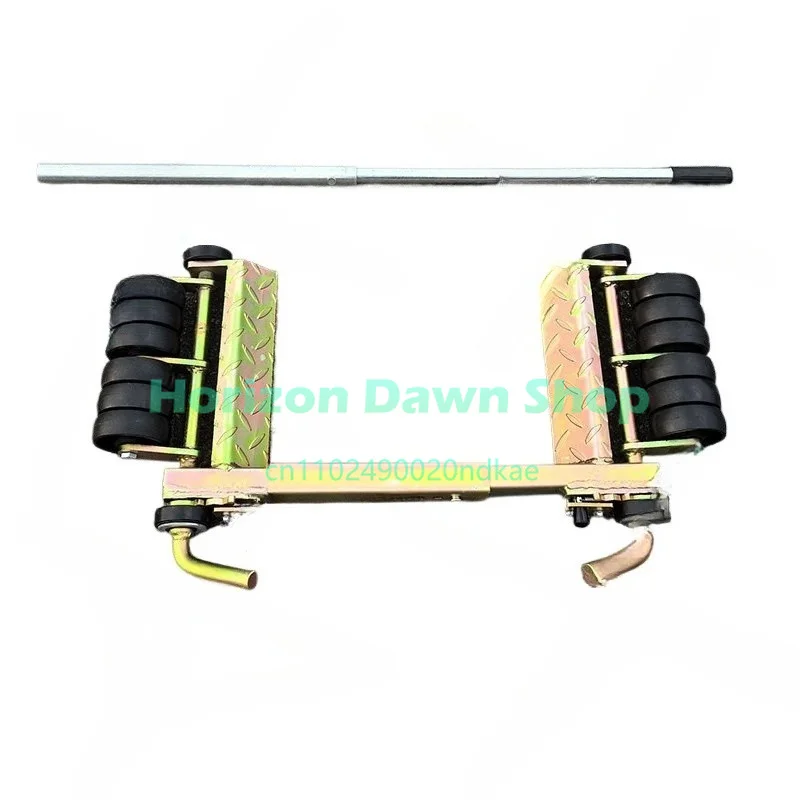 Towing Car Moving Dual Row Tow Vehicle Rear Wheel Trailer Dolly With Assist Wheels