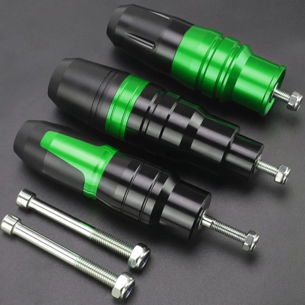 

For Kawasaki H2 Z1000/SX Z900/RS Z800 Z750 ZX10R ZX6R Z250 Motorcycle Frame Sliders Crash Pad Falling Protection Exhaust Slider