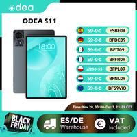 Odea S11 Tablet Android 14 Max 16GB RAM 256GB ROM T606 8-core 11 inch TDDI Tablets 4G VoLTE GPS 8000mAh Widevine L1 Type-C